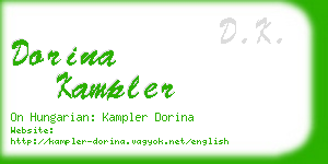 dorina kampler business card